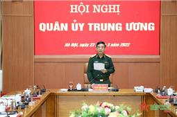 Đại tướng Phan Văn Giang chủ trì Hội nghị Quân ủy Trung ương